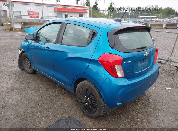 KL8CB6SA2KC706154 2019 CHEVROLET SPARK Синий Задняя левая четверть