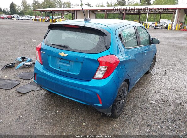 KL8CB6SA2KC706154 2019 CHEVROLET SPARK Синий Задняя правая четверть