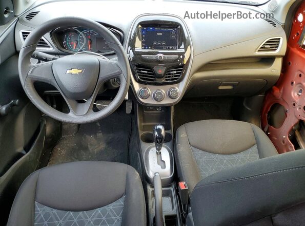 KL8CB6SA2MC227185 2021 CHEVROLET SPARK Burgundy Widok deski rozdzielczej