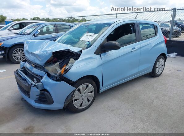 KL8CB6SA3GC555736 2016 CHEVROLET SPARK Blue Front left