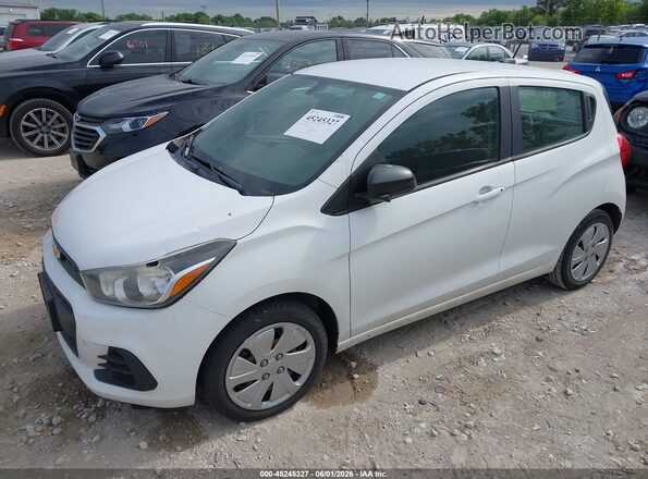 KL8CB6SA3HC752598 2017 CHEVROLET SPARK Белый Передняя левая четверть