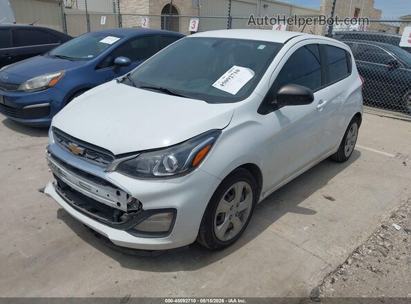 KL8CB6SA3KC704882 2019 CHEVROLET SPARK White Передня ліва чверть