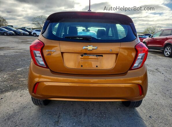 KL8CB6SA3KC705997 2019 CHEVROLET SPARK Orange Вид ззаду