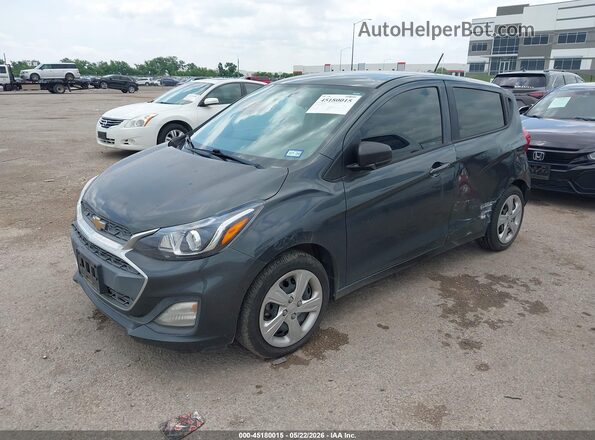 KL8CB6SA3KC733525 2019 CHEVROLET SPARK Gray Առջևի ձախ երեք քառորդ տեսարան