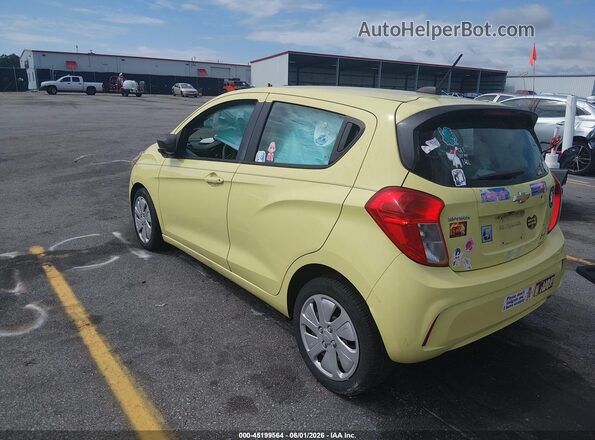 KL8CB6SA4HC721604 2017 CHEVROLET SPARK Yellow Rear left