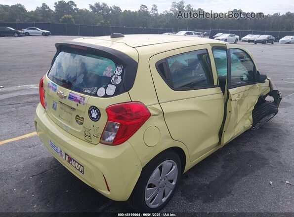 KL8CB6SA4HC721604 2017 CHEVROLET SPARK Yellow Rear right