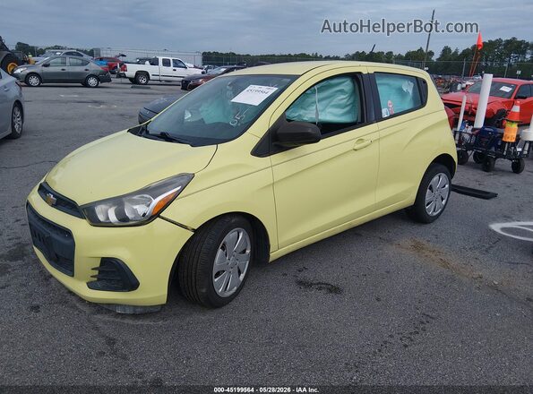 KL8CB6SA4HC721604 2017 CHEVROLET SPARK Yellow Front left