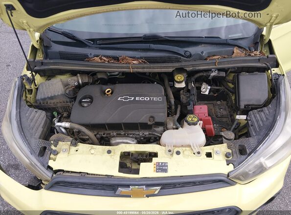 KL8CB6SA4HC721604 2017 CHEVROLET SPARK Yellow Rear view