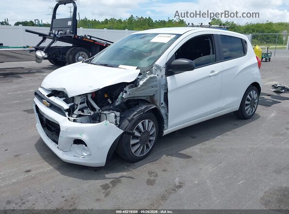 KL8CB6SA4HC741321 2017 CHEVROLET SPARK White წინა მარცხენა ხედი სამი მეოთხედიდან
