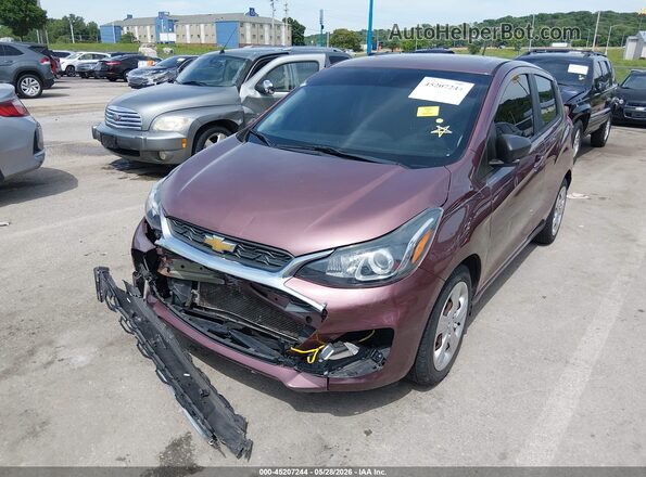 KL8CB6SA5KC757194 2019 CHEVROLET SPARK Фиолетовый 