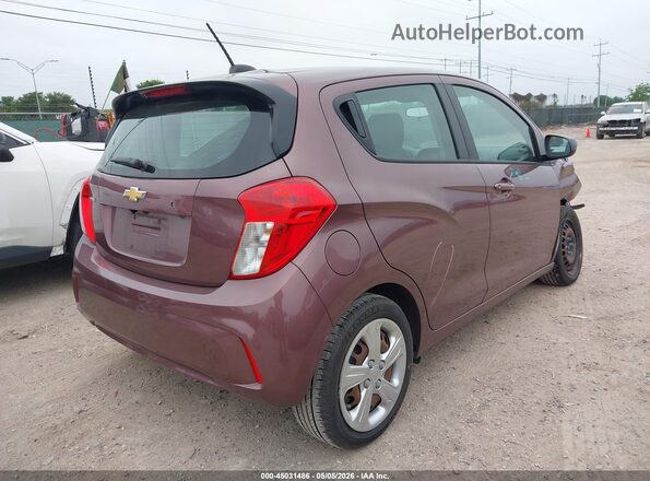 KL8CB6SA5KC766025 2019 CHEVROLET SPARK Purple Задня права чверть