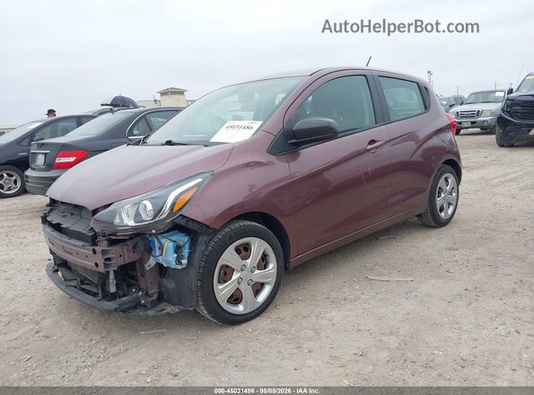 KL8CB6SA5KC766025 2019 CHEVROLET SPARK Purple Передня ліва чверть