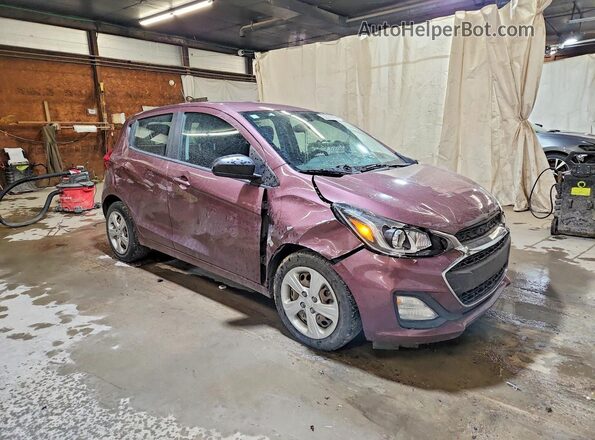 KL8CB6SA5MC738728 2021 CHEVROLET SPARK Purple Front right