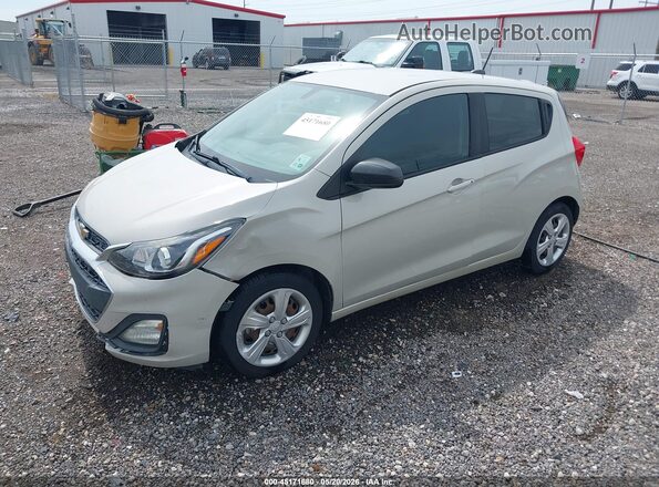 KL8CB6SA6LC474904 2020 CHEVROLET SPARK Cream Vista tres cuartos delantera izquierda