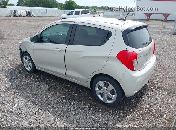 KL8CB6SA6LC474904 2020 CHEVROLET SPARK Cream Trasero izquierdo