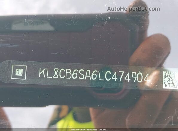 KL8CB6SA6LC474904 2020 CHEVROLET SPARK Cream Vista del compartimento del motor
