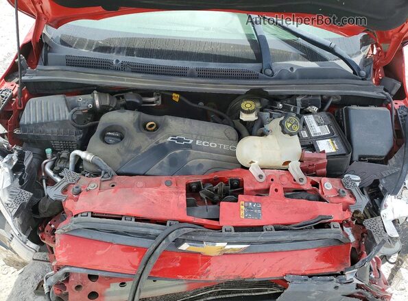 KL8CB6SA8HC712615 2017 CHEVROLET SPARK Red Vista del compartimento del motor