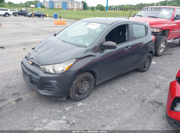 KL8CB6SA8HC712985 2017 CHEVROLET SPARK Gray Առջևի ձախ երեք քառորդ տեսարան