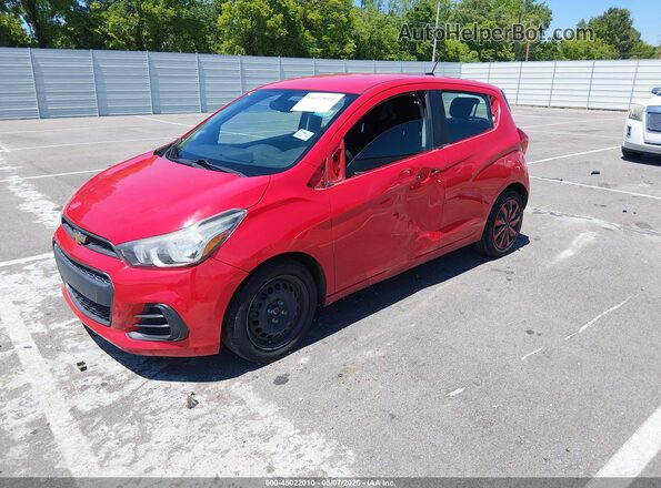 KL8CB6SA8HC809040 2017 CHEVROLET SPARK Красный Передняя левая четверть