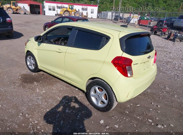 KL8CB6SA9HC743887 2017 CHEVROLET SPARK Yellow Հետևի ձախ