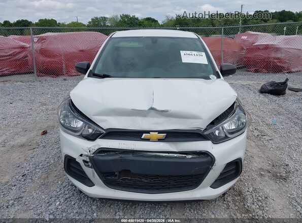 KL8CB6SAXHC808259 2017 CHEVROLET SPARK White Vista del cuadro de instrumentos