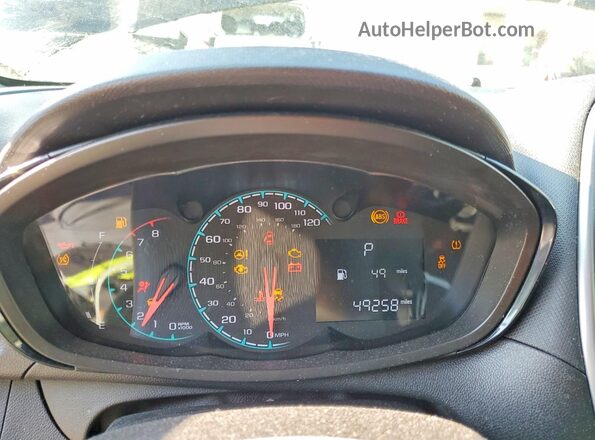KL8CB6SAXJC468889 2018 CHEVROLET SPARK Black ხელსაწყოთა პანელის ხედი