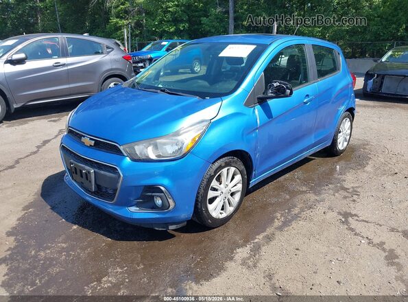 KL8CD6SA0HC714451 2017 CHEVROLET SPARK Blue Передня ліва чверть