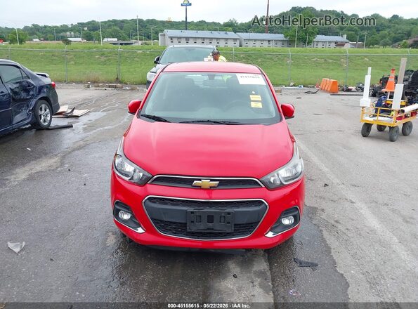 KL8CD6SA1HC753050 2017 CHEVROLET SPARK Red Instrument cluster view