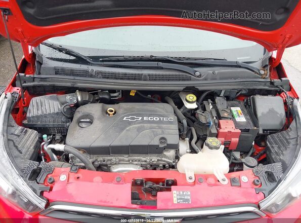 KL8CD6SA1HC753050 2017 CHEVROLET SPARK Red Rear view