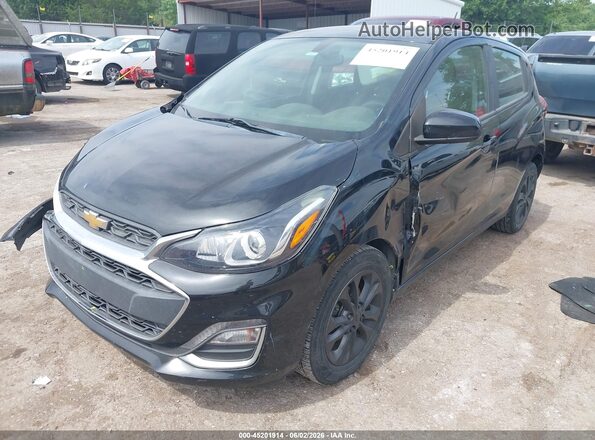 KL8CD6SA1KC701487 2019 CHEVROLET SPARK Black Առջևի ձախ երեք քառորդ տեսարան