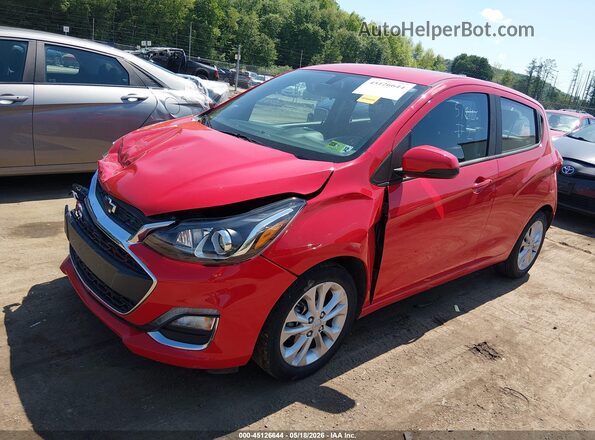 KL8CD6SA1NC023070 2022 CHEVROLET SPARK Red Առջևի ձախ երեք քառորդ տեսարան