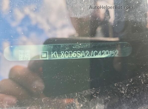 KL8CD6SA2JC420152 2018 CHEVROLET SPARK Black ძრავის განყოფილების ხედი