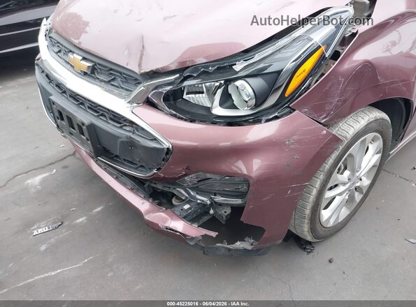 KL8CD6SA3KC708120 2019 CHEVROLET SPARK Burgundy წინა ხედი