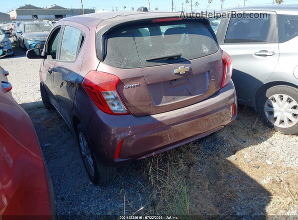 KL8CD6SA3KC708120 2019 CHEVROLET SPARK Burgundy უკანა მარცხენა