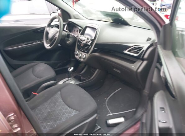 KL8CD6SA3KC708120 2019 CHEVROLET SPARK Burgundy წინა სალონის ხედი