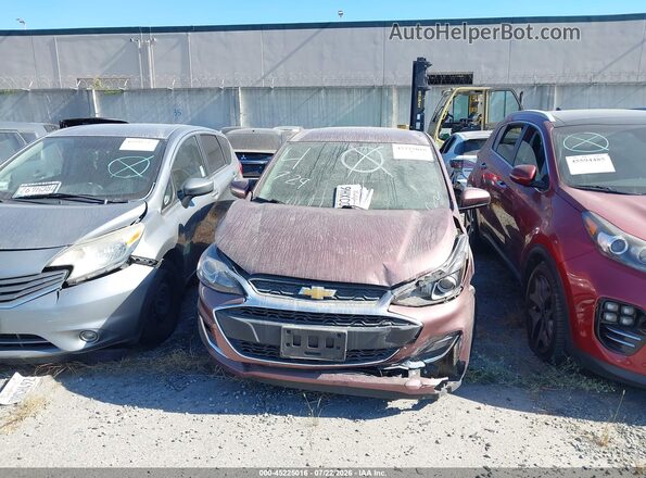 KL8CD6SA3KC708120 2019 CHEVROLET SPARK Burgundy უკანა სალონის ხედი