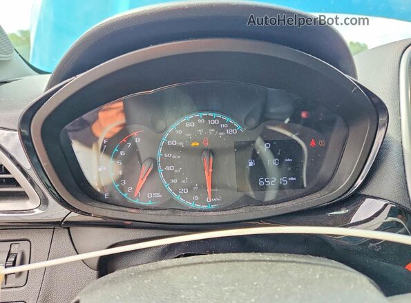 KL8CD6SA5KC733830 2019 CHEVROLET SPARK Blue Widok zestawu wskaźników