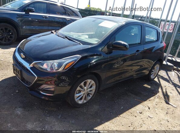 KL8CD6SA5MC746452 2021 CHEVROLET SPARK Black წინა მარცხენა ხედი სამი მეოთხედიდან