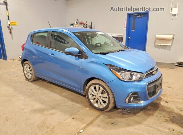 KL8CD6SA7GC580990 2016 CHEVROLET SPARK Blue Delantero derecho