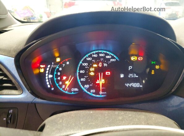 KL8CD6SA7GC580990 2016 CHEVROLET SPARK Blue Vista del cuadro de instrumentos