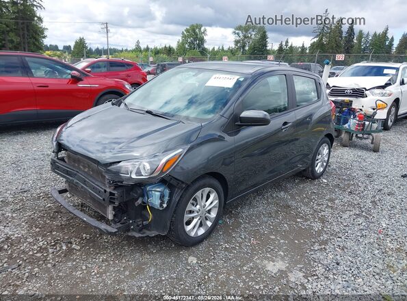 KL8CD6SA7KC739676 2019 CHEVROLET SPARK Gray წინა მარცხენა ხედი სამი მეოთხედიდან