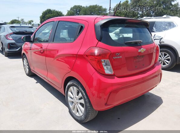 KL8CD6SAXHC713257 2017 CHEVROLET SPARK Красный Задняя левая четверть