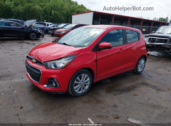 KL8CD6SAXHC795717 2017 CHEVROLET SPARK Красный Передняя левая четверть