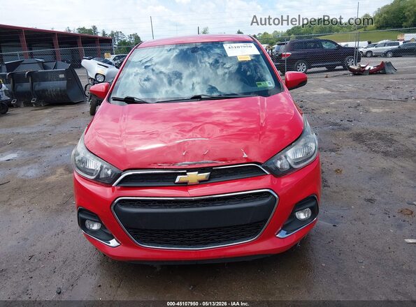 KL8CD6SAXHC795717 2017 CHEVROLET SPARK Красный Вид щитка приборов