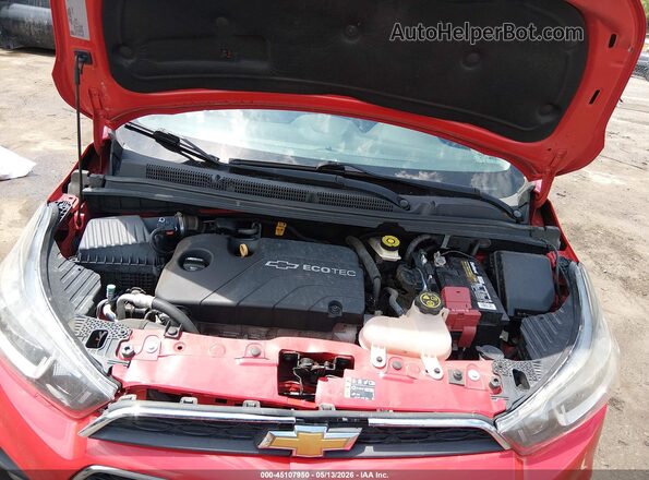 KL8CD6SAXHC795717 2017 CHEVROLET SPARK Красный Вид сзади