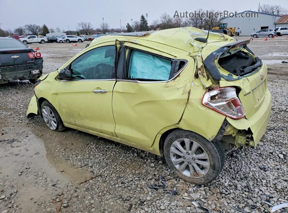 KL8CF6SA2HC790618 2017 CHEVROLET SPARK Yellow Задня ліва чверть