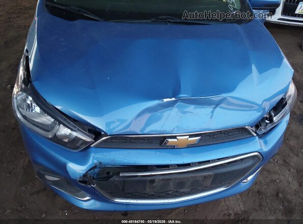 KL8CF6SA6JC438521 2018 CHEVROLET SPARK Blue Front view