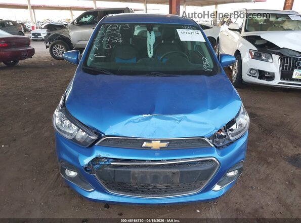 KL8CF6SA6JC438521 2018 CHEVROLET SPARK Blue Instrument cluster view