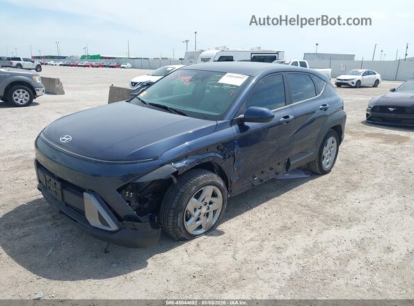 KM8HA3AB2SU273840 2025 HYUNDAI KONA Blue წინა მარცხენა ხედი სამი მეოთხედიდან