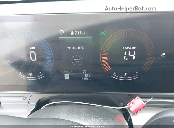 KM8HA3AB4SU324352 2025 HYUNDAI KONA Белый 